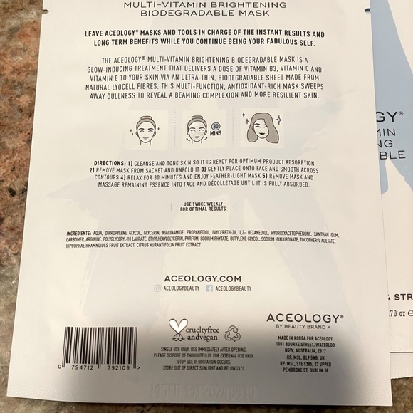Aceology Brightening Mask Sheet Mask - Three - Picture 3 of 3